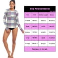 thumbnail image 3 of joogoo Womens UPF 50+ Sun Shirts Vintage Checkered Long Sleeve UV Protection Rash Guard Tops XL, 3 of 7
