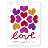 USPS Hearts Blossom Love Forever Stamps - Wedding, Celebration, Graduation (1 Sheet of 20 Stamps) 2019 1 Sheet (20 Stamps)