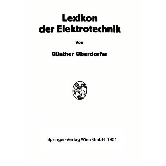 Lexikon Der Elektrotechnik, (Paperback)