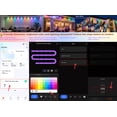 thumbnail image 4 of Beatineon 100ft RGB+IC Permanent Outdoor Lights, Smart Landscape Lighting with App Control, IP68 Waterproof Color Changing Lights for House Perimeter, Fence, Patio (Spring Summer Decor), 4 of 14