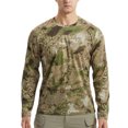 thumbnail image 1 of MAWCLOS T-shirt Camouflage Décontracté Hommes Sport Manches Longues Tactiques Tops Vert M, 1 of 2
