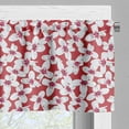 thumbnail image 3 of Ambesonne Floral Valance Pack of 2, Blooming Flowers Pattern, 54"X18", Dark Pink and Pale Grey, 3 of 5