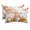 Light Gray, variant on 1 Pack Outdoor Waterproof Throw Pillows for Head,Thanksgiving Gnome Pumpkin Cushion Cases with Insert&Straps Neck Pillows for Patio Recliner Chair,Fall Maple Leaf Sunflower Squirrel