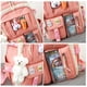 thumbnail image 4 of Minnieouse escolar de gran capacidad para la escuela hecha de escolar multifuncional para estudiantes de lona Mochilas púrpura, 4 of 6