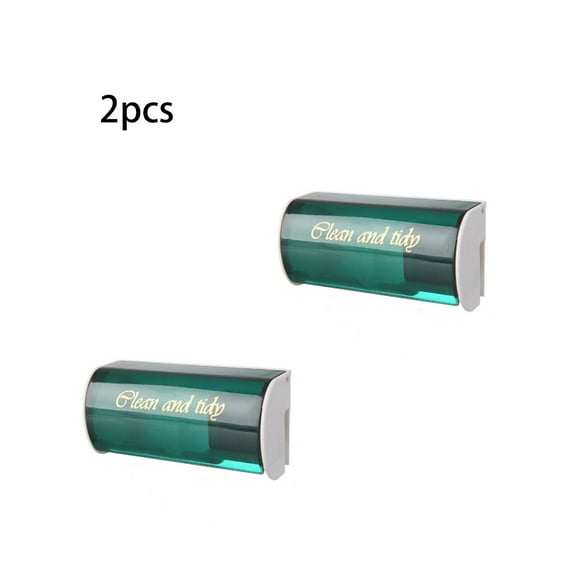 ACDANC Toothbrush Holders,Eco-Friendly Plastic Sleek Bathroom Organizer,Anti-slip Base Toothbrush Case