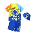 thumbnail image 3 of MEZZALL Summer Toddler Boys Girls Short Sleeve Cartoon Prints Swimwear Beach Swimsuit Bikini 4-5 Years Comfort Kids Swim Wear, 3 of 6