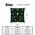thumbnail image 5 of Alien Luxurious Velvet Throw Pillow Covers Set with Unique Patterns - 16x16, 18x18, 20x20 Inches - Set of 2 Elegant Pillow Inserts, Throw Pillows Covers for Home for Any Occasion, 5 of 6