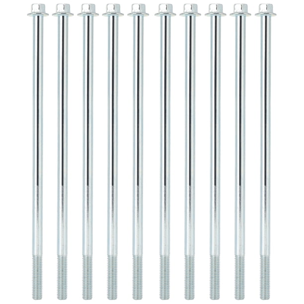 Tornillo, 10 piezas M8x210 Soporte del motor Perno del soporte del motor Perno de gasolina Rendimiento sólido