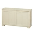 thumbnail image 6 of Sliding Wood Doors Stackable Storage Cabinet, Multiple Colors, 6 of 7