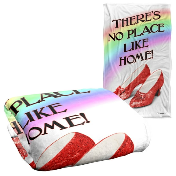 The Wizard of Oz There's No Place Like Home Silky Touch Super Soft Throw Blanket 36' x 58'