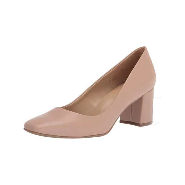 naturalizer warner square toe kitten heel
