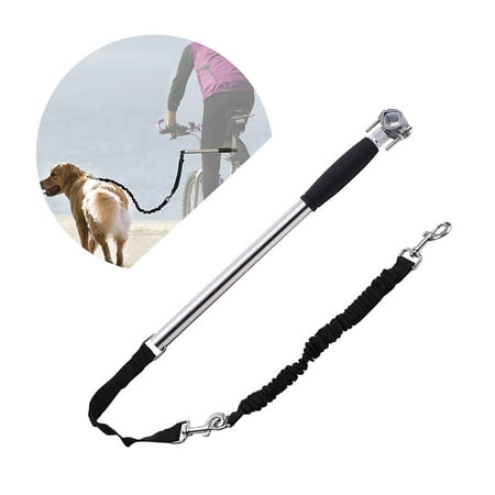 Newest Hands Free Dog Bicycle Bike Training Leash Exerciser Walker Stainless Steel Dog Supplies for (Best Bicycle Dog Leash)