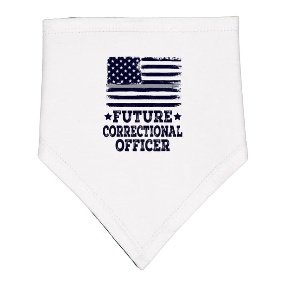 Inktastic Future Correctional Officer Baby Bandana Bib
