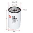 thumbnail image 1 of Filtro Para Aceite E-350 2003 Ford V8 7.3L Diesel SAKURA ., 1 of 3