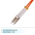 thumbnail image 3 of Unique Bargains Câble de Patch de Fibre 10 Mètres 32,8 Pi Multimode LC-LC OM2 LSZH à Fibre Optique Orange pour Émetteur-Récepteur Réseau 1 Pce, 3 of 6