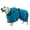 Emerald Green, variant on FLMEI Dog Drying Coat Bathrobe Towel Super Absorbent Dog Bath Robe, Pet Soft Comfort Moisture Towel Clothes 1PCS XS-XL