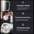thumbnail image 3 of Taza de Agua de Acero inoxidable de 200 ml/300 ml/400 ml de Tazón de Café de Acero Inoxidable Con, 3 of 7