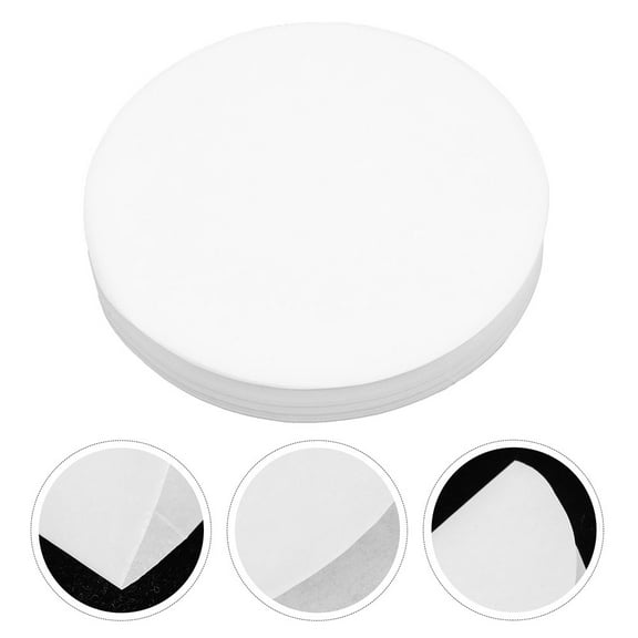 OUNONA 500pcs Cup Sealing Paper Film For Bubble Tea And Coffee Leak-Proof Paper Cup Caps Liner For Takeout Paper Sheets For Drinks