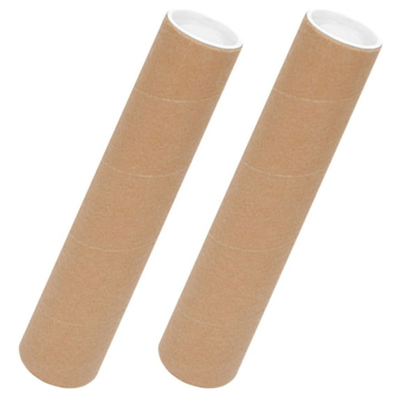 Hytrove 2pcs Heavy Duty Poster Tubes With Caps Artwork Storage Mailing For Documents For Drawings Paintings Transport
