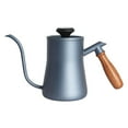 thumbnail image 1 of veasfak Gooseneck Kettle Coffee Pour Over Tea Kettle Precision Flow Spout w/ Thermometer Light Blue, 1 of 8