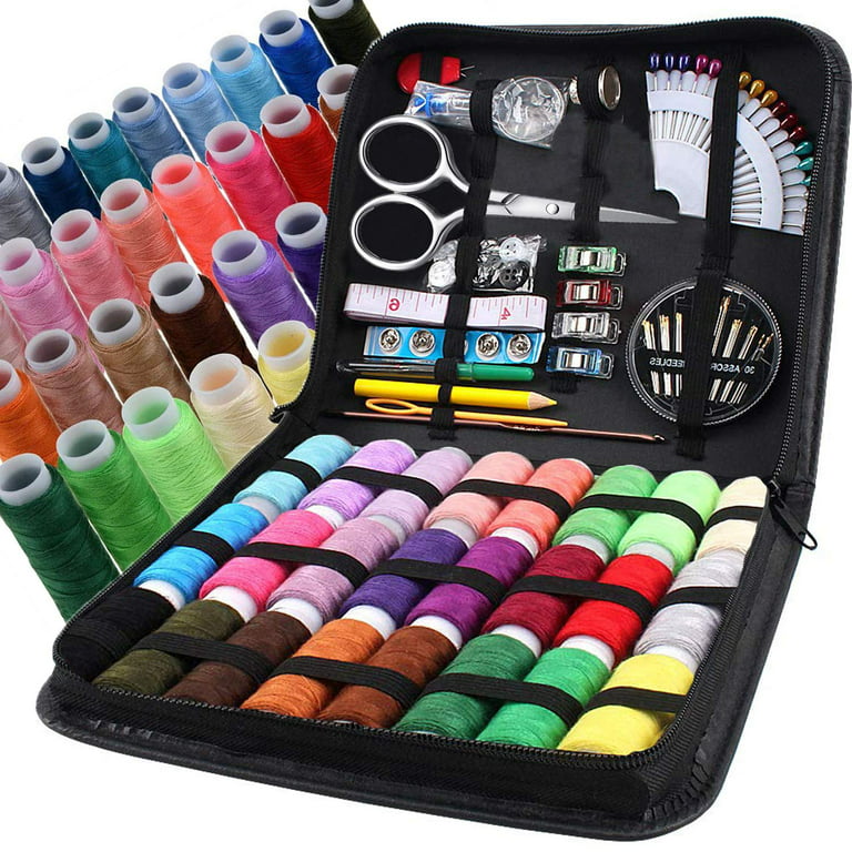 ARTIKA 59-Piece Sewing Kit - Portable for Travel, Includes Scissors,  Thread, Tape Measure
