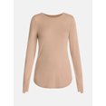 thumbnail image 5 of ClimateRight by Cuddl Duds Women’s Mild Essential Base Layer Livaeco Jersey Long Sleeve Crewneck Thermal Top, Sizes XS-4X, 5 of 5