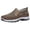 Brown_2026, variant on DXOUPM Mens Slip on Shoes Fashion Comfortable Flat Bottom Casual Sports Walking Sneakers