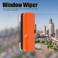 thumbnail image 2 of Window Cleaner, Glass Cleaner, Double‑Side Magnetic Glider Anti-Drop Rop with 2 Rags for Home Office(Orange), 2 of 8