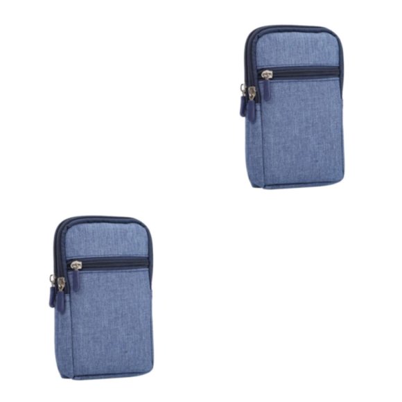 Sonducket Riñonera ajustable y duradera para almacenamiento manos libres, mucho espacio de almacenamiento, funda para teléfono móvil Type2 NO2