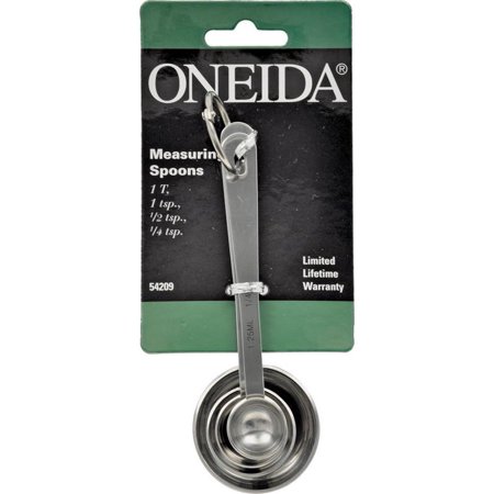 UPC 073287542099 product image for Oneida 54209 Measuring Spoon Set, 4 Pieces, Stainless Steel | upcitemdb.com