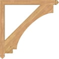 thumbnail image 3 of Ekena Millwork 3 1/2"W x 46"D x 46"H Imperial Arts & Crafts Smooth Bracket, Western Red Cedar, 3 of 4
