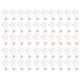 thumbnail image 4 of Botón Del Perno Prisionero, Remache Seguro De La Forma De Estrella De La Aleación Del Cinc, Para El Equipaje De Los Cinturones De La Ropa De Los Bolsos De Cuero ANGGREK Blanco, 4 of 8