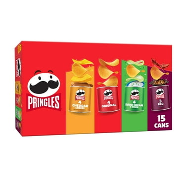 Pringles Variety Pack Potato Crisps Chips, Lunch Snacks, 20.6 oz, 15 Count