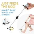 thumbnail image 6 of Foldable Long Handle Toenail Clippers Scissors, Include Magnifier, Foldable Handle, Wide Jaw Opening, Design for Seniors, Overweight, Hip and Waist Patients | Easy to Carry (with Magnifier, 24Inch), 6 of 7