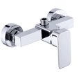 thumbnail image 1 of Grifo de ducha de pared cromado moderno con mezclador de ducha para agua fría y caliente, 1 of 5