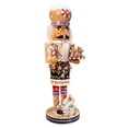 thumbnail image 2 of Kurt Adler 16-Inch Gingerbread Nutcracker, 2 of 7