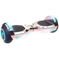 thumbnail image 1 of HoverFly Glide Hoverboard Auto-Équilibré 6.5 Pouces avec Haut-Parleur Bluetooth, Certifié UL2272, Moteurs Doubles 200W, Batterie Lithium-Ion 65.52Wh, Roues Lumineuses LED, jusqu'à 10 km/h, Rose Gold, 1 of 8