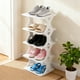 thumbnail image 5 of Zapatero (1 unidad), armario de almacenamiento de 68 x 27 x 26 cm, organizador de plástico extraíble para espacios pequeños, fácil montaje sin herramientas., 5 of 8