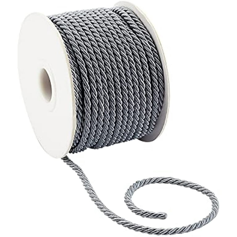 Nylon Twisted Trim Cord 3mm Craft Rope Cord Braided Twisted Ropes