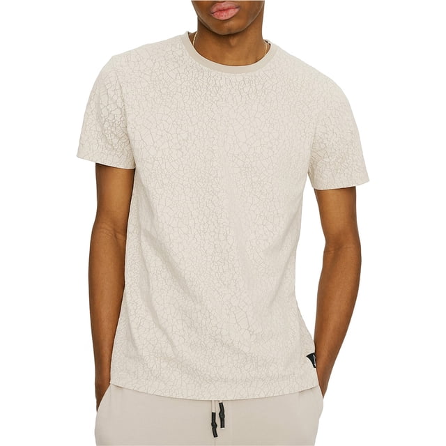 Elevenparis Hombre Crackle Graphic T-Shirt avena L