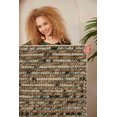 thumbnail image 3 of LaModaHome Area Rug Non-Slip - Brown Knitting Soft Machine Washable Bedroom Rugs Indoor Outdoor Bathroom Mat Kids Child Stain Resistant Living Room Kitchen Carpet 2.7 x 6.6 ft, 3 of 5