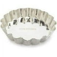 thumbnail image 3 of Gobel Tinned-Steel Fixed-Bottom Fluted Tartlette Mold 193570, 4", 3 of 4
