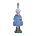 thumbnail image 2 of Dvkptbk Easter Cute Resin Rabbits Ornament Home Garden Decoration Supplies easter decorations, 2 of 6