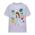 thumbnail image 1 of The Little Mermaid Womens Island Girl Ariel T-Shirt, 1 of 6