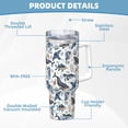 thumbnail image 5 of KLL Underwater Animals 1 Print 40oz Stainless Steel Insulated Car Cup Coffee Mug with Spillproof Lid - Keep Your Drink Hot or Cold on the Go, 5 of 8