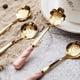 thumbnail image 5 of 4 unids delicado de café en forma de flor Scoop Cuchara de helado Durable postre cuchara, 5 of 5