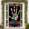 thumbnail image 5 of Colorful Flowers National Hispanic Heritage Banner Festival Decoration for Celebration Cultural Event Outdoor Decor, 5 of 7