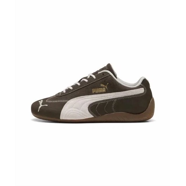 PU & MA Speedcat Wine Club Womens Sneakers Chocolate Jasmin Flower 402562_01