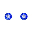 thumbnail image 1 of Decodeary RISK Professional Rustproof Headset Cover Waterproof Exquisite Wear-resistant 28.6mm Front Fork Cycling Headset Accessories Blue Star Thorn 2Set, 1 of 6