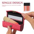 thumbnail image 3 of unbranded Organizador De Labiales Rosado De PU Con Espejo Para Guardar En Cartera O Bolso, 3 of 8